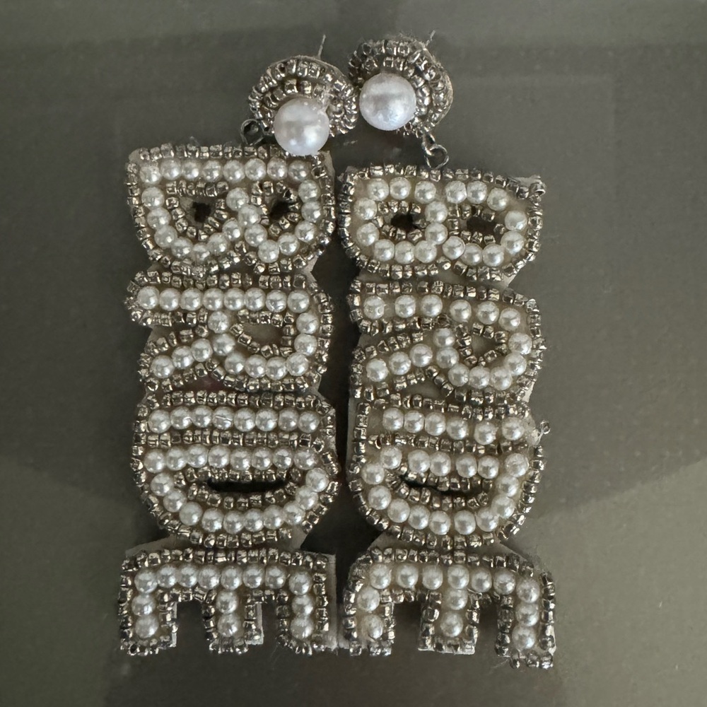Bride Beaded Earring